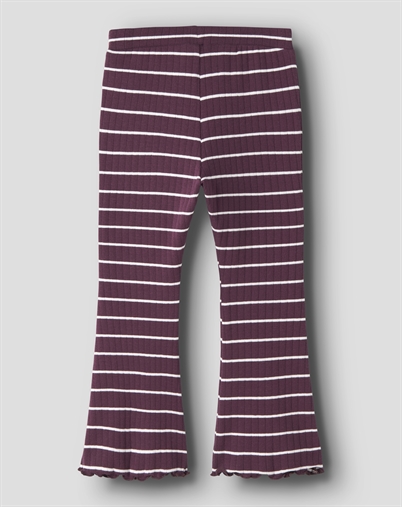 Name It - NMFOlena Slim Bootcut Leggings - Mauve Wine